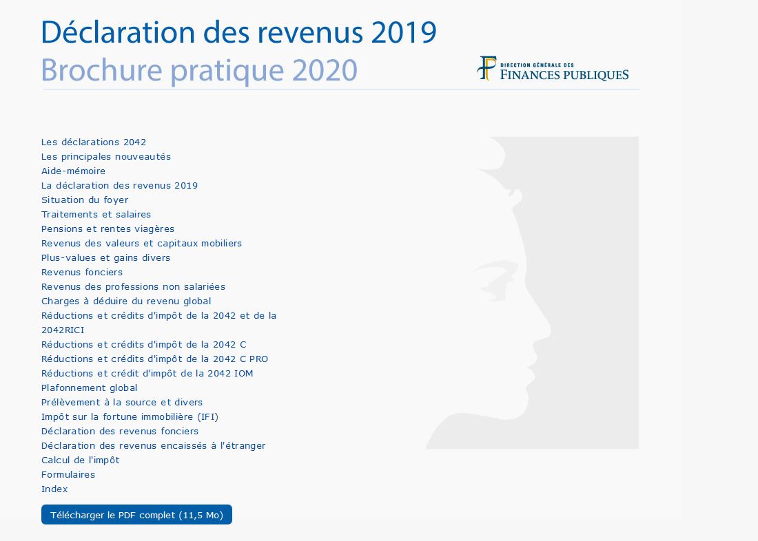 Notice liasse fiscale 2065